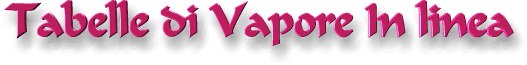 Tabelle di Vapore Libere In linea