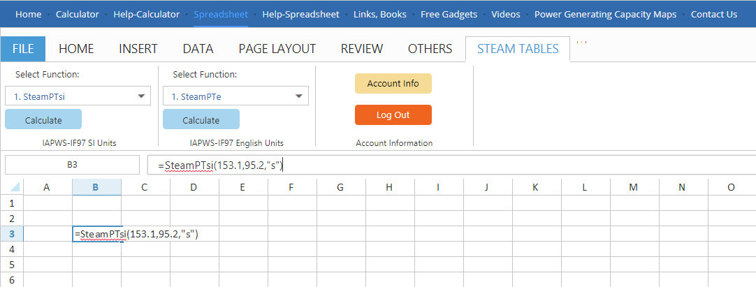 Entering a function in the formula bar - Step 2